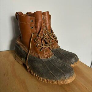 Brown L.L.Bean duck boots